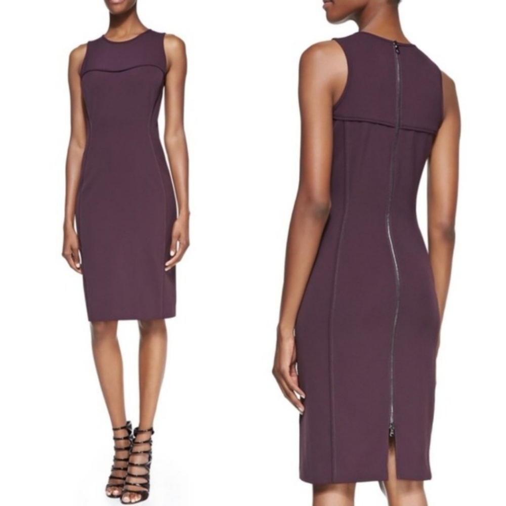 Veronica Beard Aubergine Midi Dress